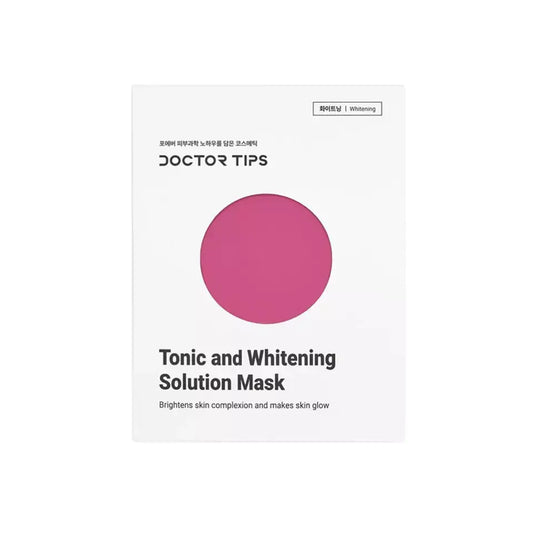 Doctor Tips Tonic and whitening solution mask 美白面膜28g*5