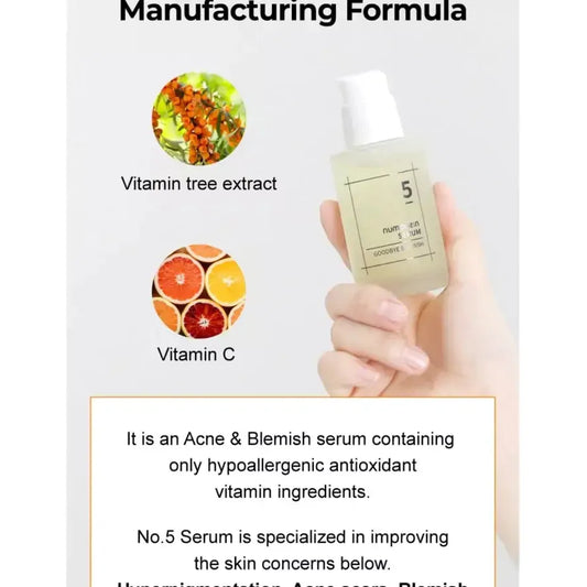 Numbuzi:n no.5 goodbye blemish serum 淡斑護理精華液 50ml