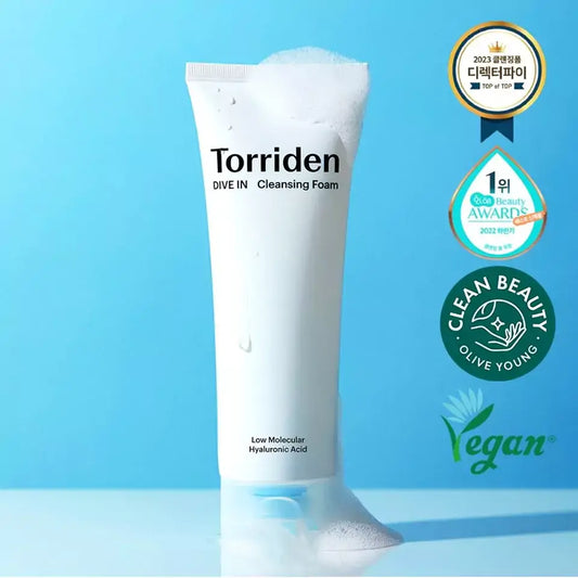 Torriden DIVE IN Low Molecular Hyaluronic  Acid Cleansing Foam 低分子玻尿酸洗面膏 150ml