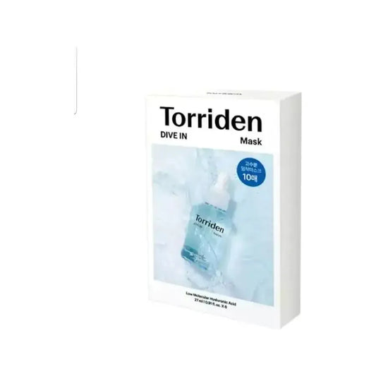 Torriden DIVE-IN低分子透明質酸面膜5D玻尿酸面膜補濕面膜10片